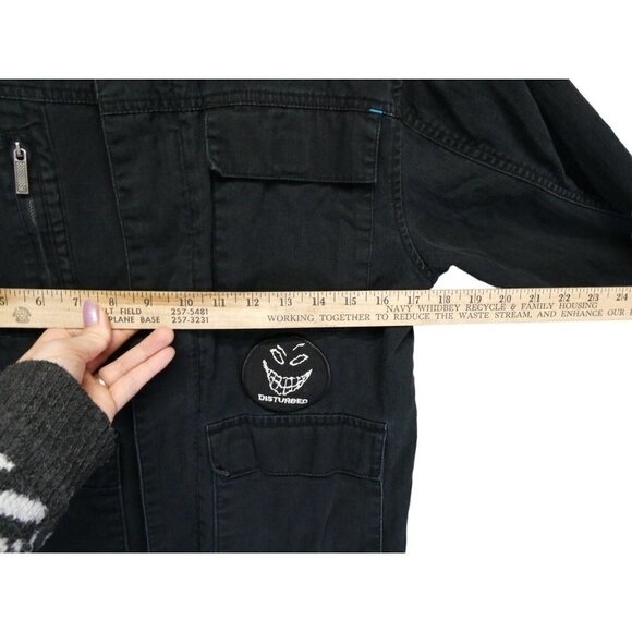 Shaun White Boys‎ Utilizy Jacket Size L w/ DISTURBED Band rare patch - Picture 11 of 12